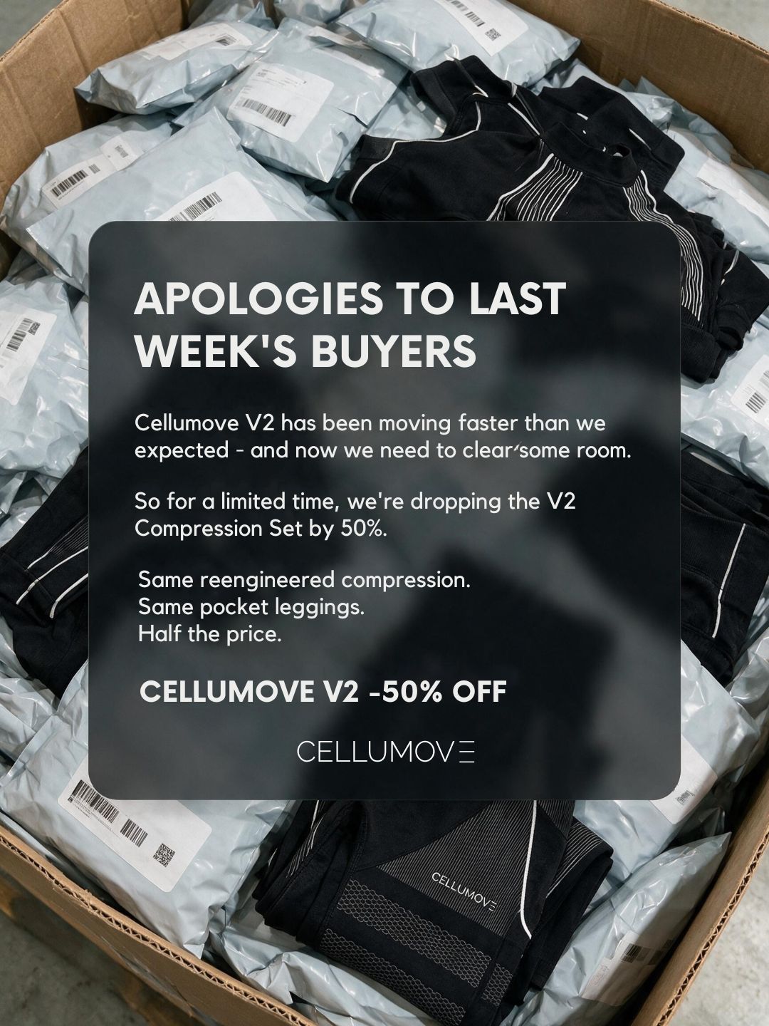 Cellumove Fitwear Facebook ad
