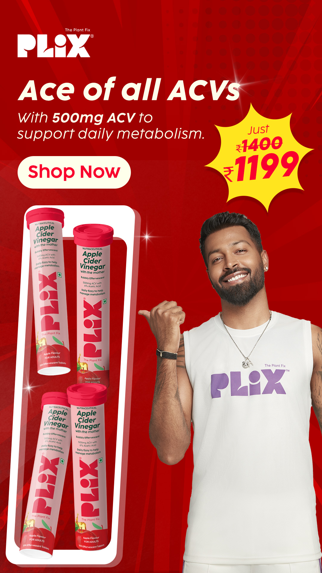 Hardik Pandya Facebook ad
