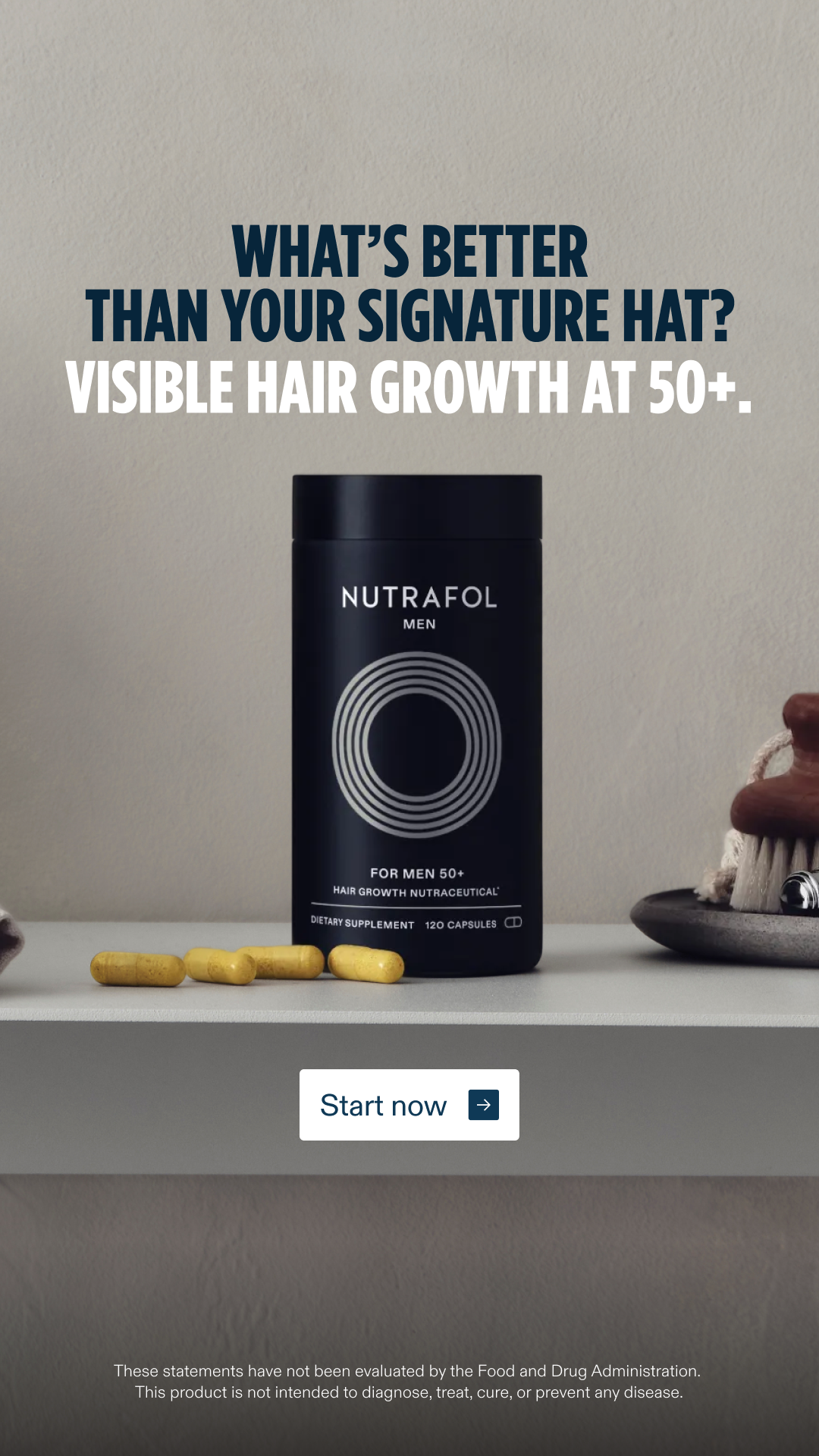 Nutrafol Men Facebook ad