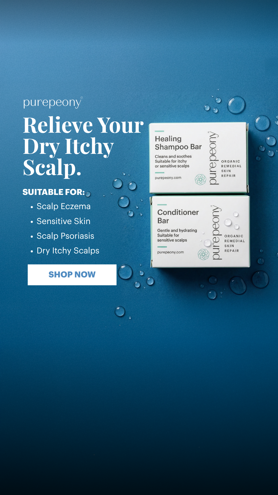 Pure Peony Facebook ad from Mar 23, 2026
