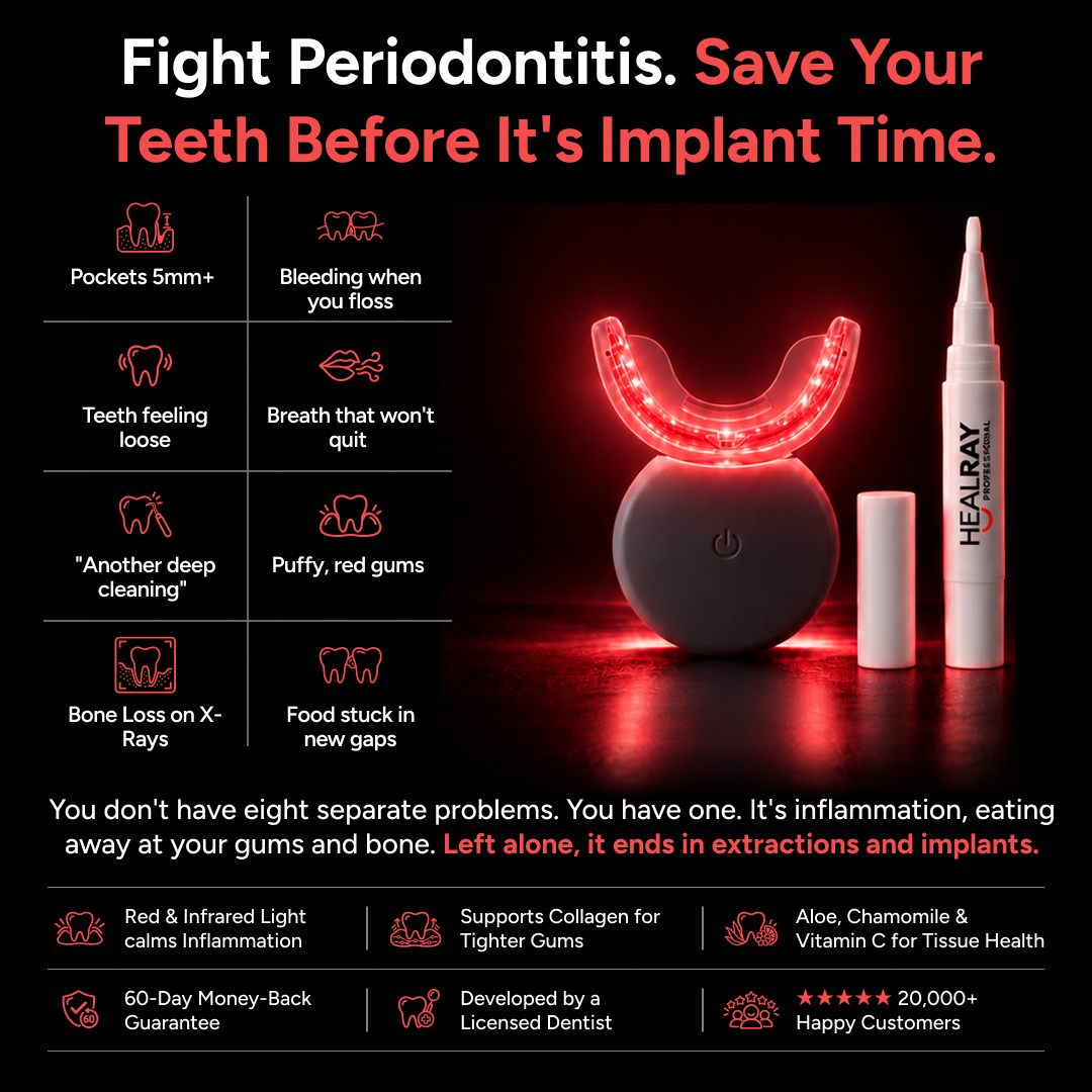 HealRay Facebook ad: Try It Risk Free For 60 Days