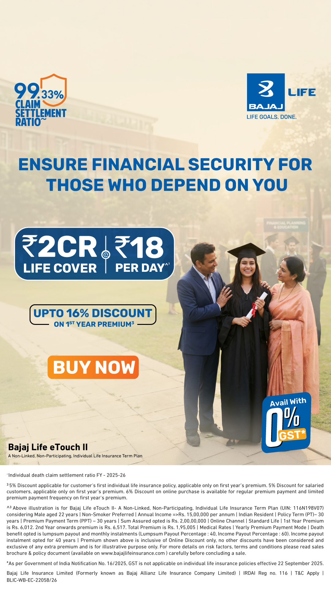 Bajaj Life Facebook ad
