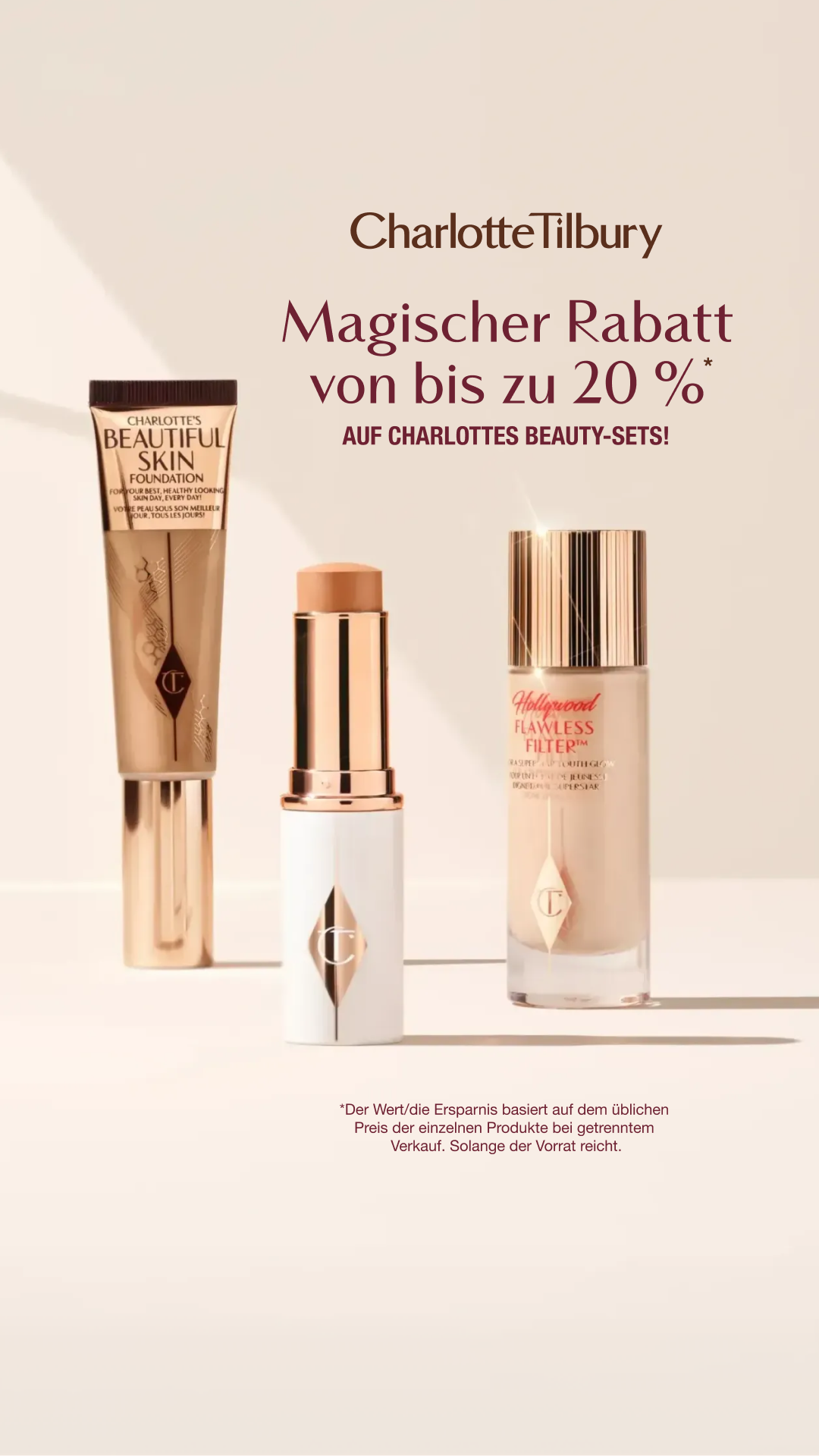 Charlotte Tilbury Facebook ad