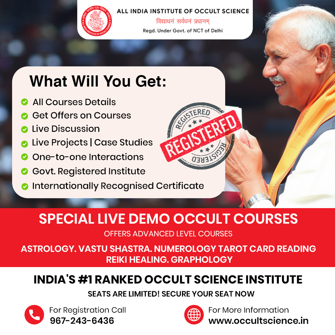 All India Institute of Occult Science Facebook ad: Ready to turn Astrology passion into profession?