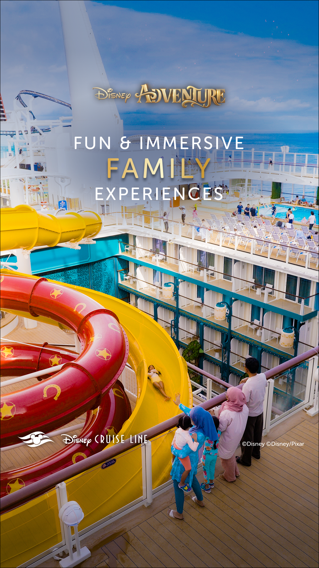 Disney Cruise Line Facebook ad