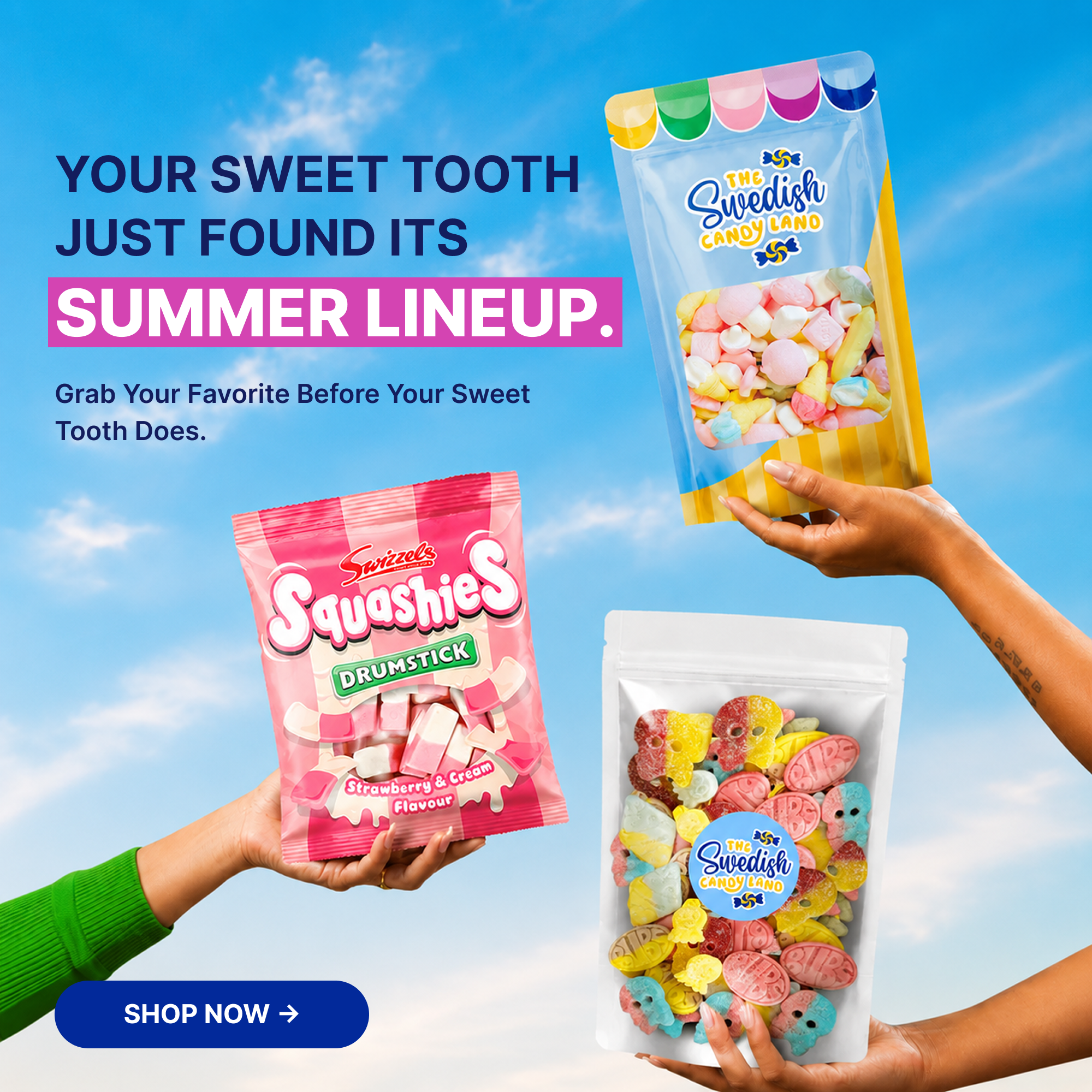 Swedish Candy Land Facebook ad