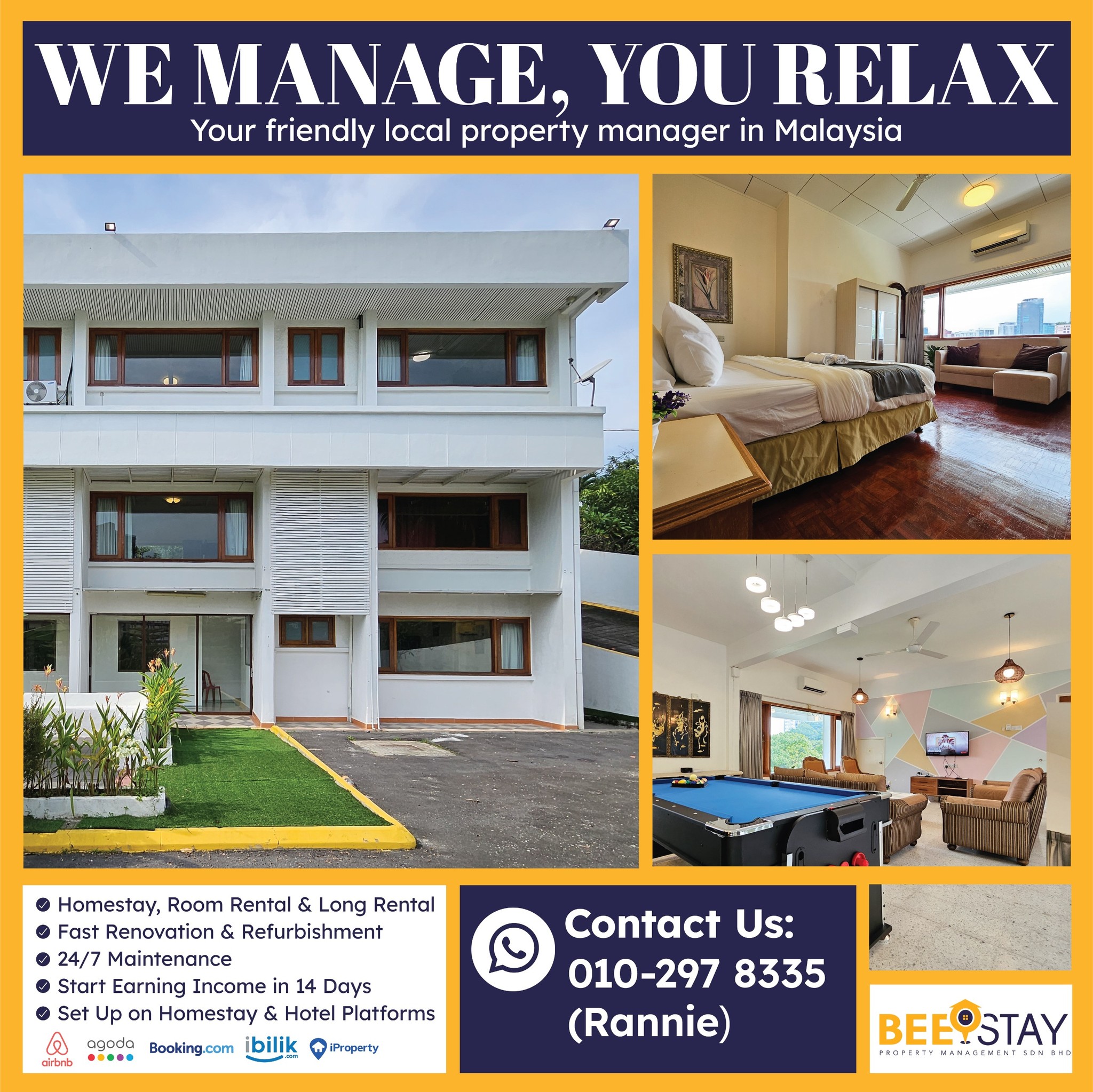 BeeStay Property Management Sdn Bhd Facebook ad