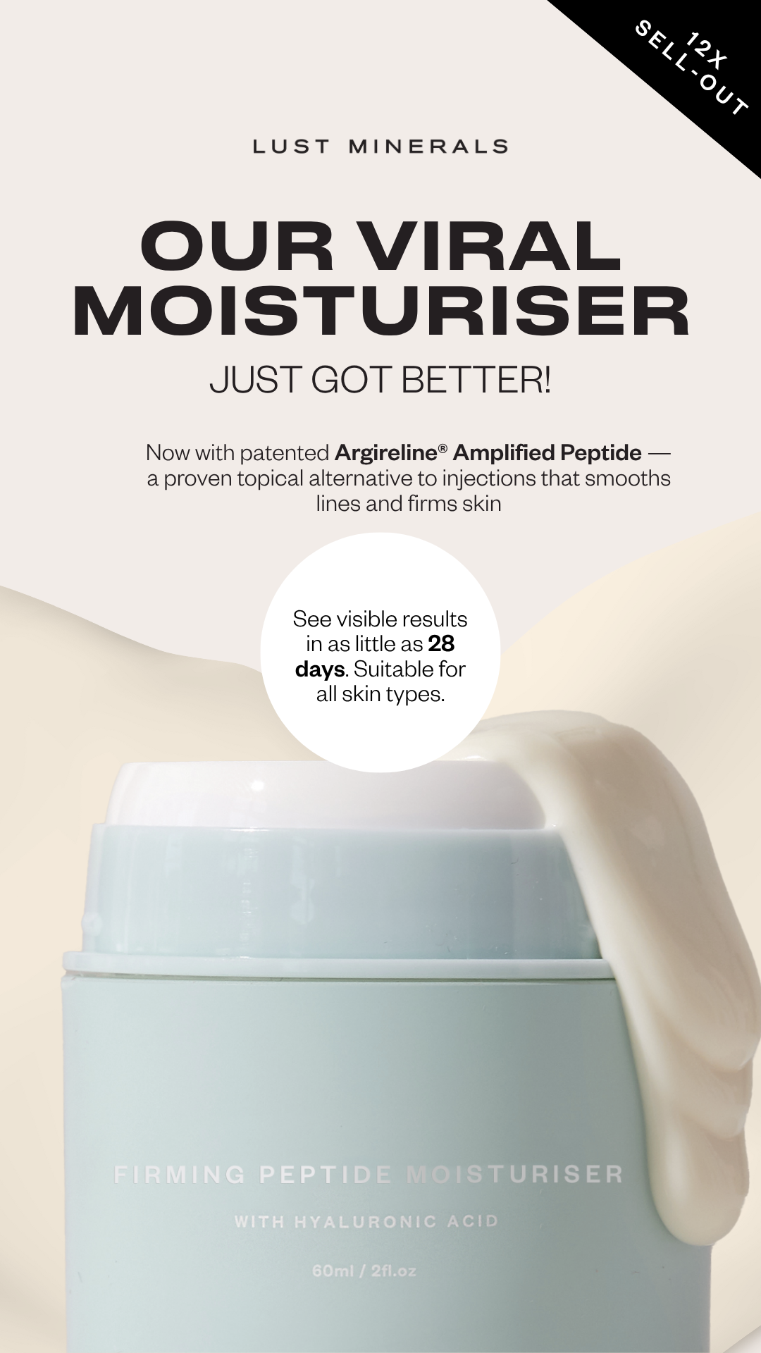 Lust Minerals Facebook ad