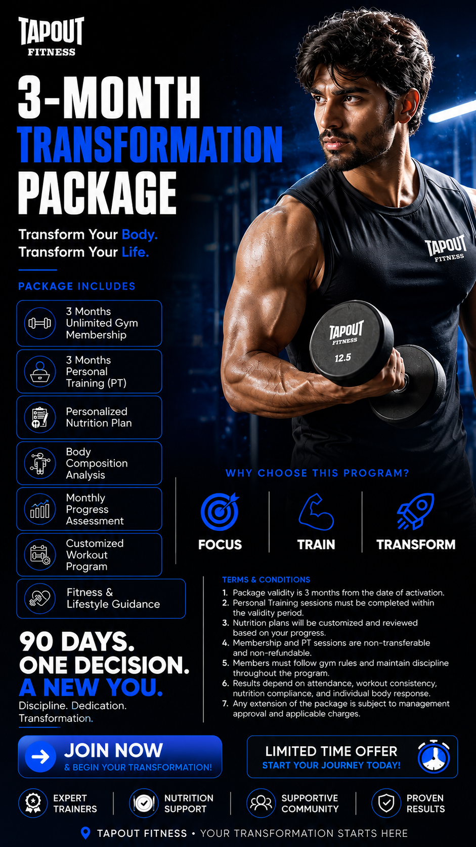 Tapout Fitness Gym Mira Road- Facebook ad from Jul 18, 2026