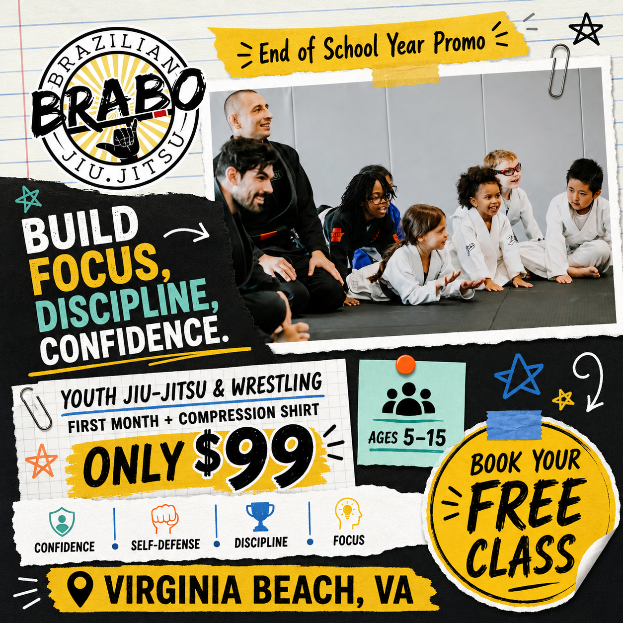 Brabo Jiu Jitsu Academy Facebook ad