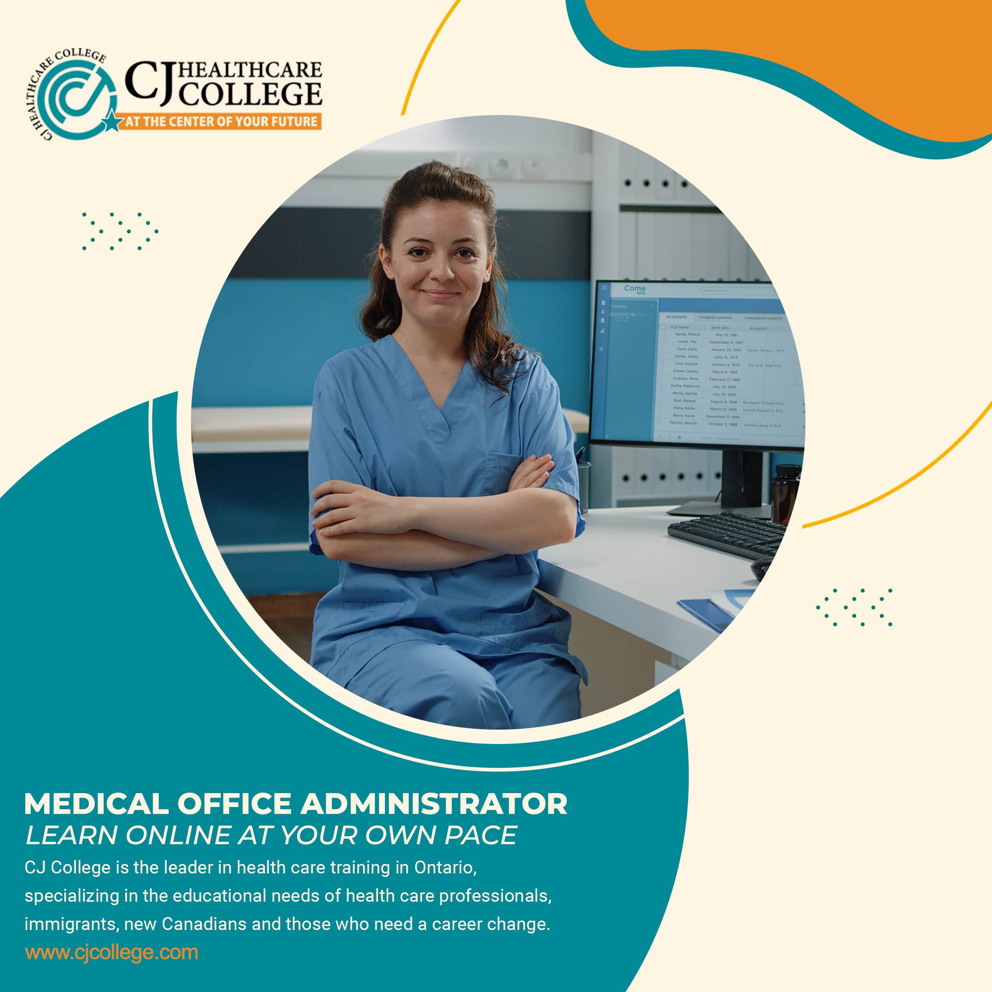 CJ Health Care College Facebook ad