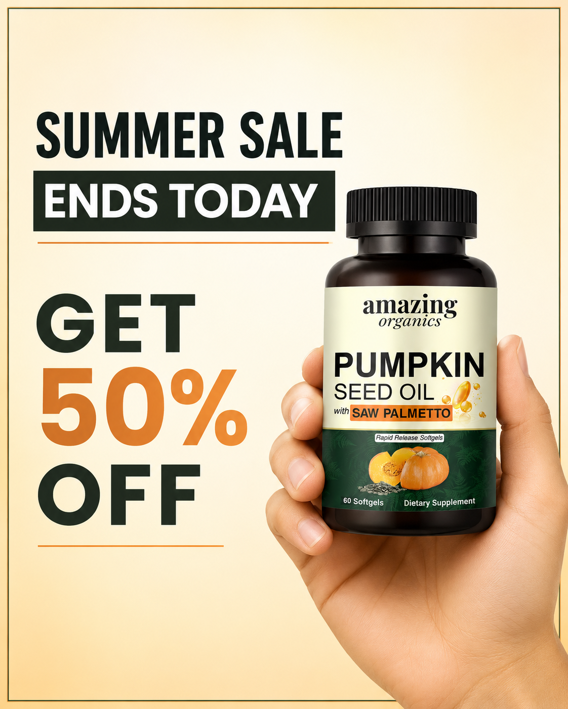 Amazing Organics Australia Facebook ad