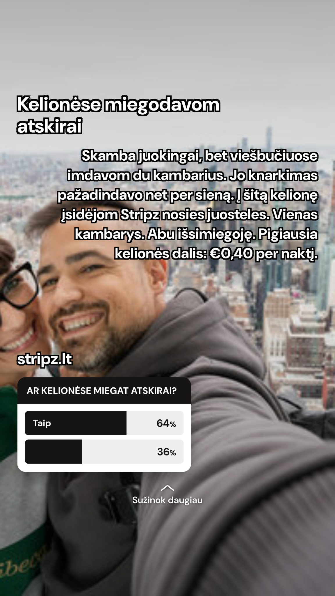 Stripz Facebook ad