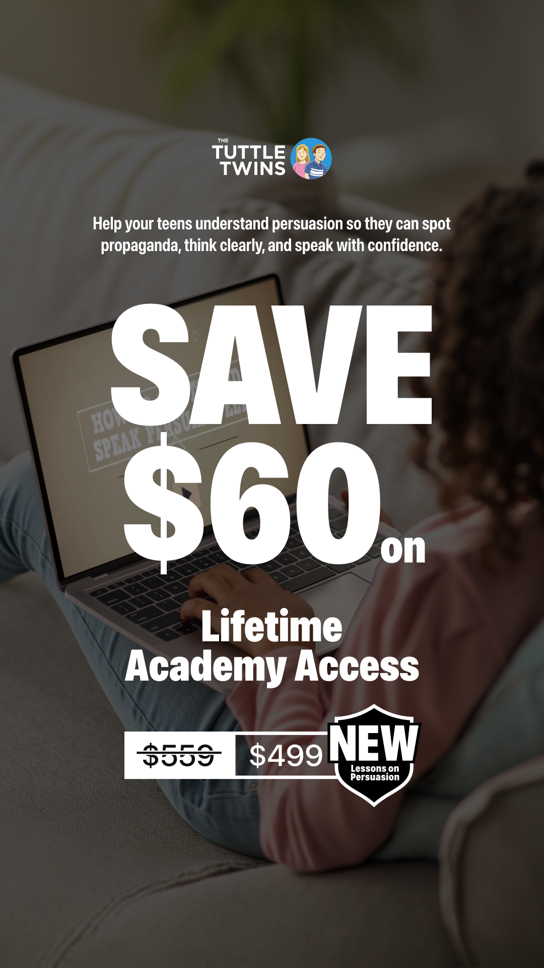 The Tuttle Twins Facebook ad