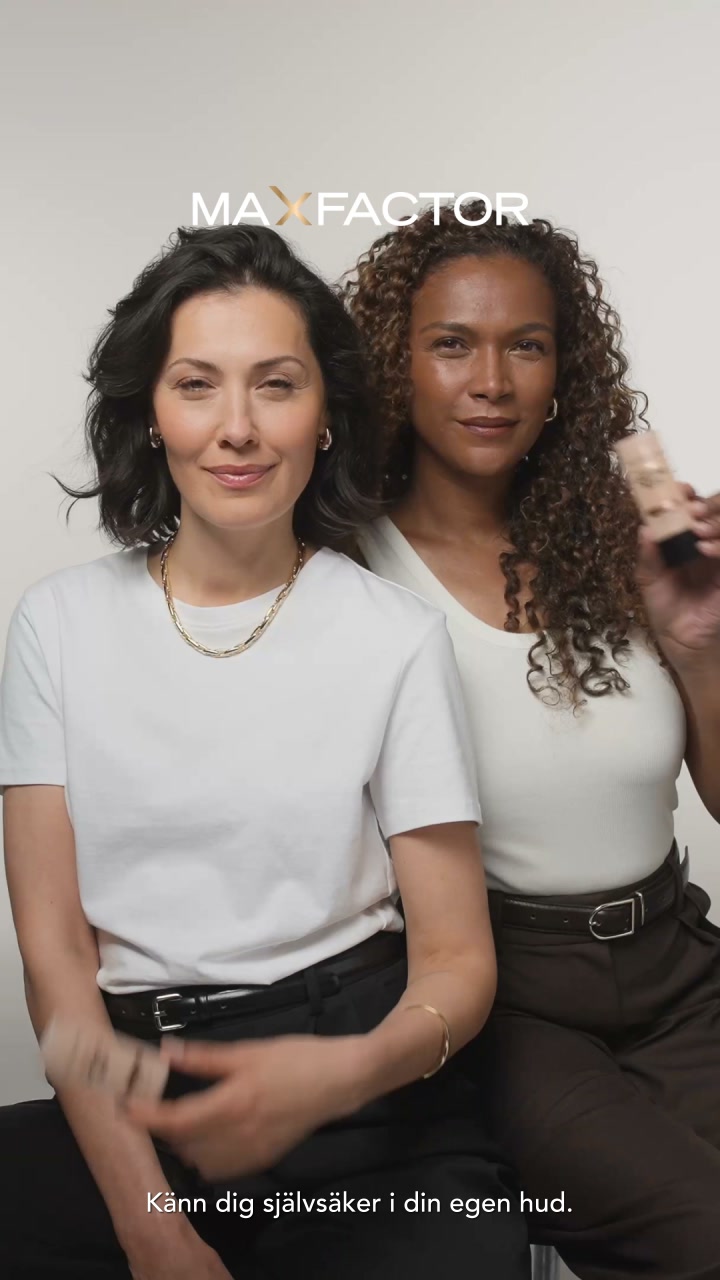 Max Factor Facebook ad: Hudutjämnande blur-effekt & en bekväm känsla som håller…
