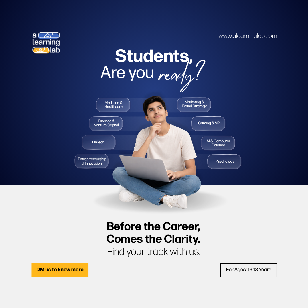 Learninglabglobal Facebook ad: Not sure what your child wants to become?