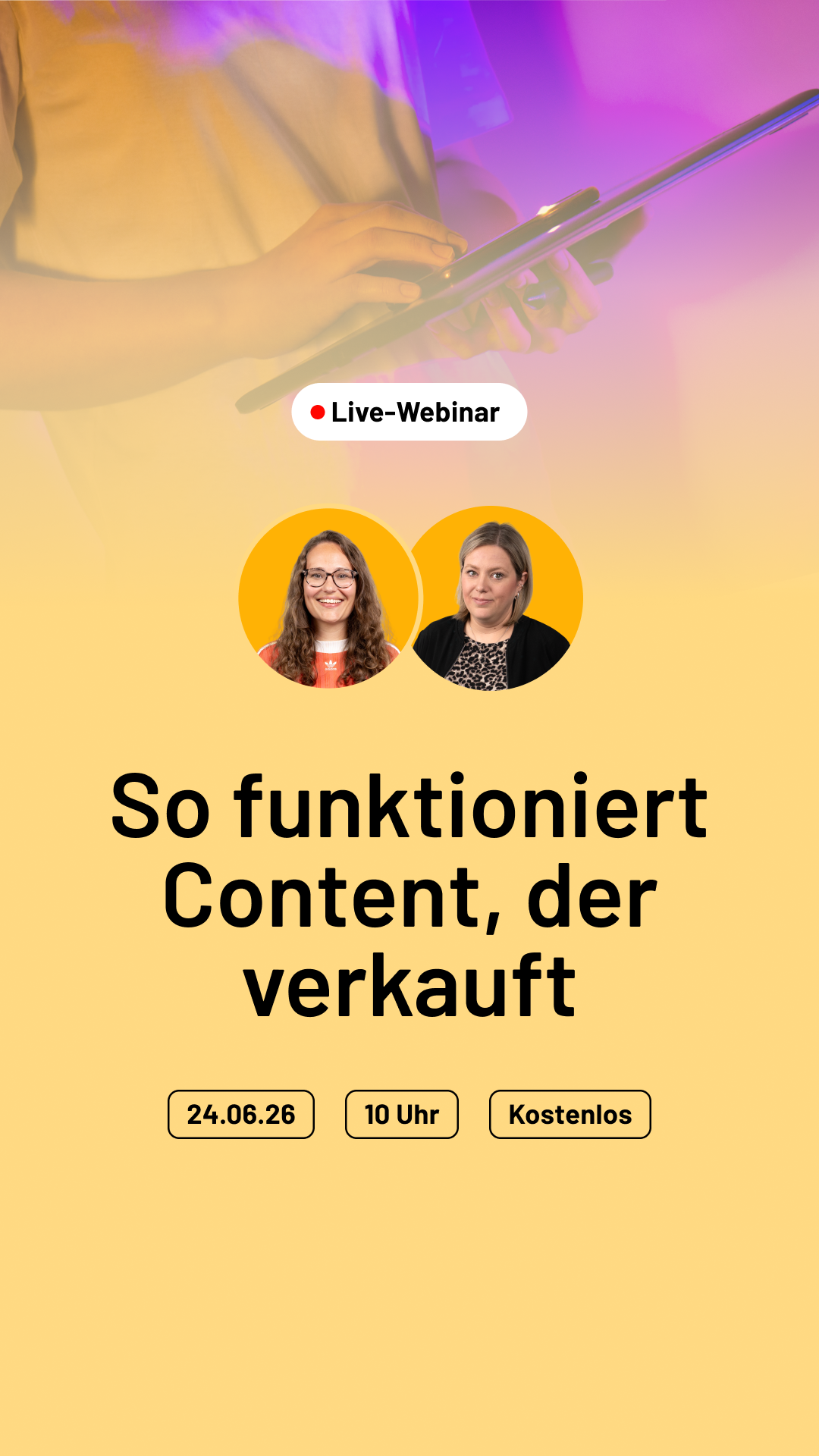 web-netz GmbH Facebook ad: Kostenloses Webinar ►
