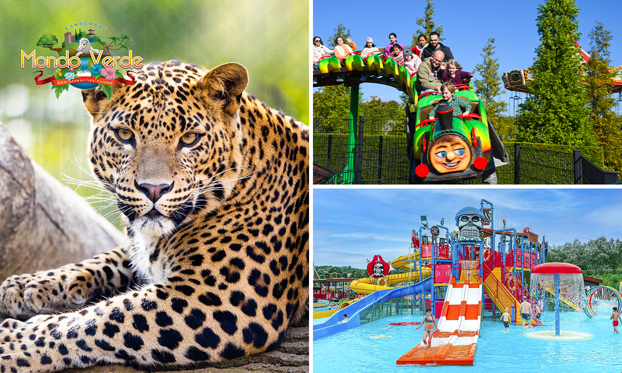 Social Deal Facebook ad: Tageseintritt in den Freizeitpark Mondo Verde + unbegrenzt…