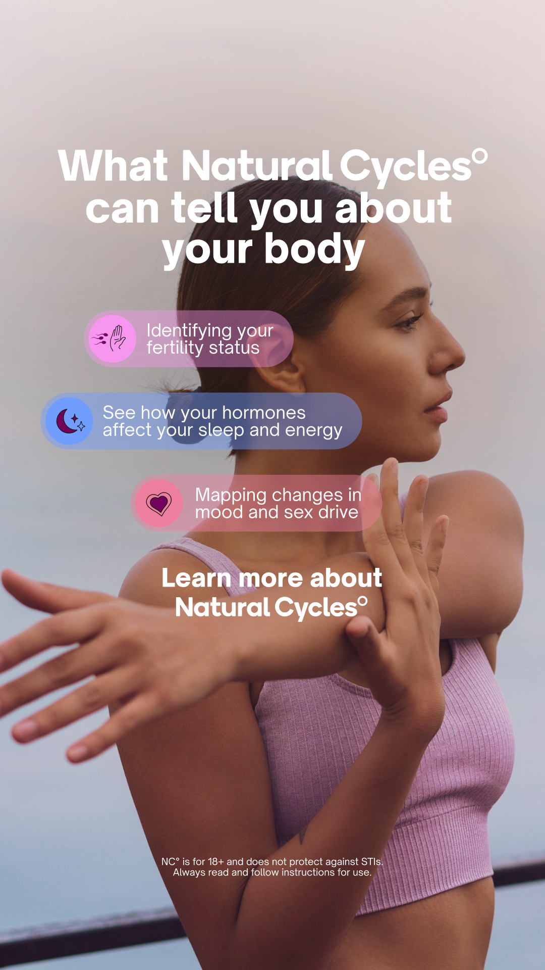 Natural Cycles Facebook ad