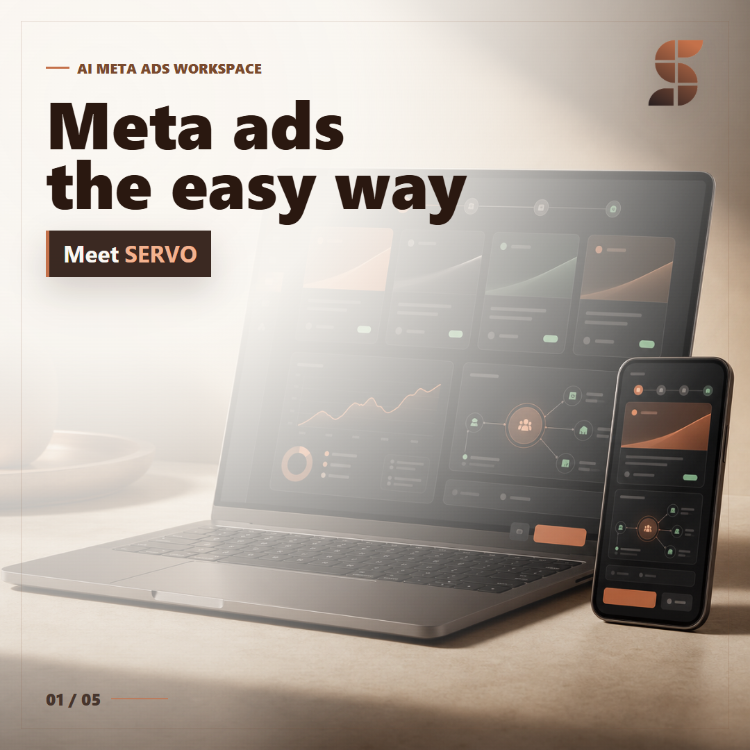 Servo AI Facebook ad: Meta Ads the easy way.