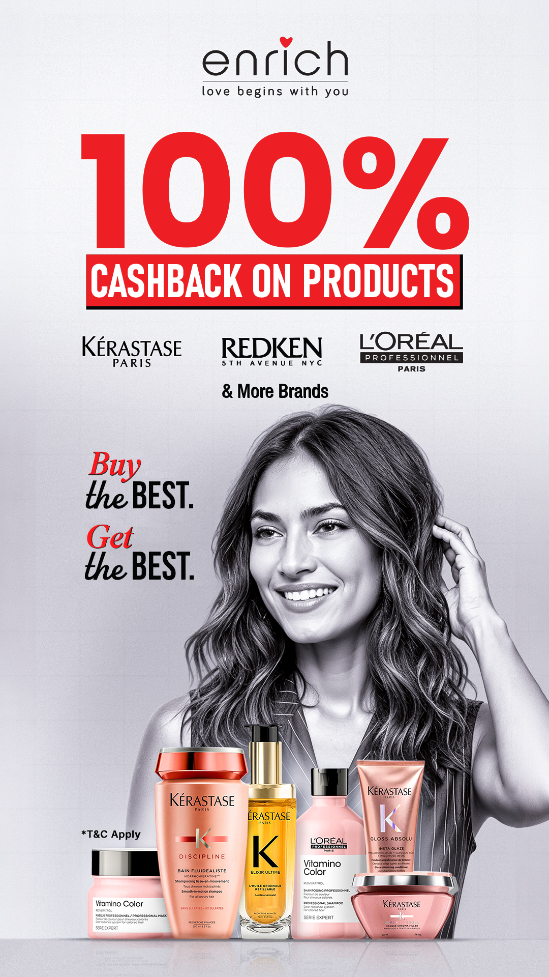 Enrich Salon Facebook ad