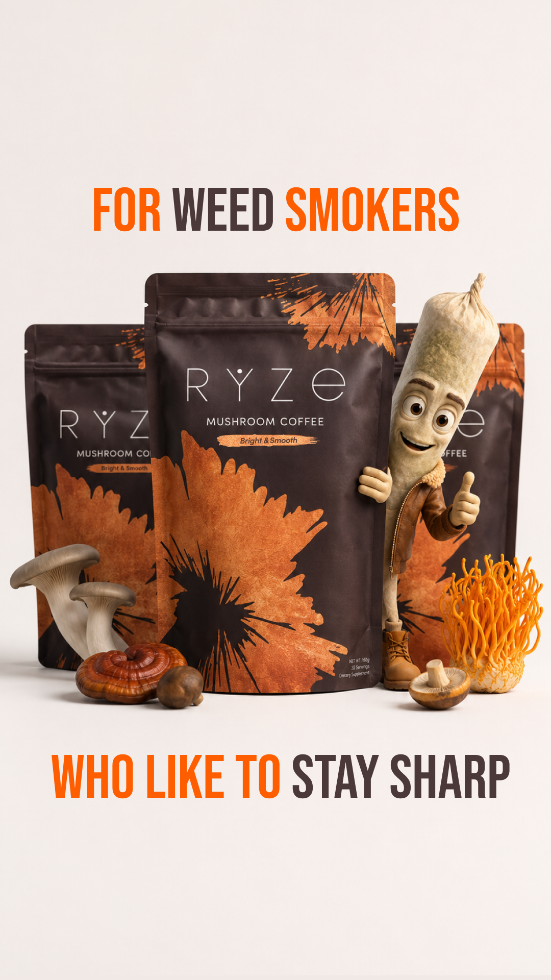 RYZE Superfoods Facebook ad