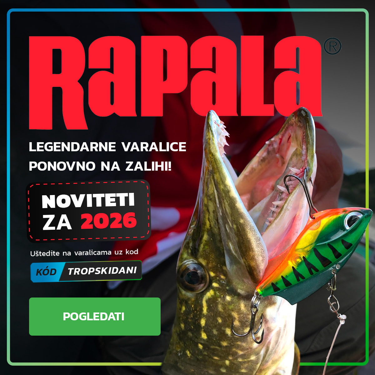 Tropic Fishing Hrvatska Facebook ad