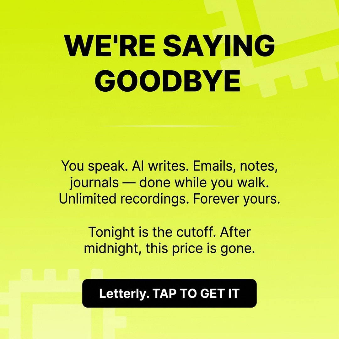 Letterly Facebook ad