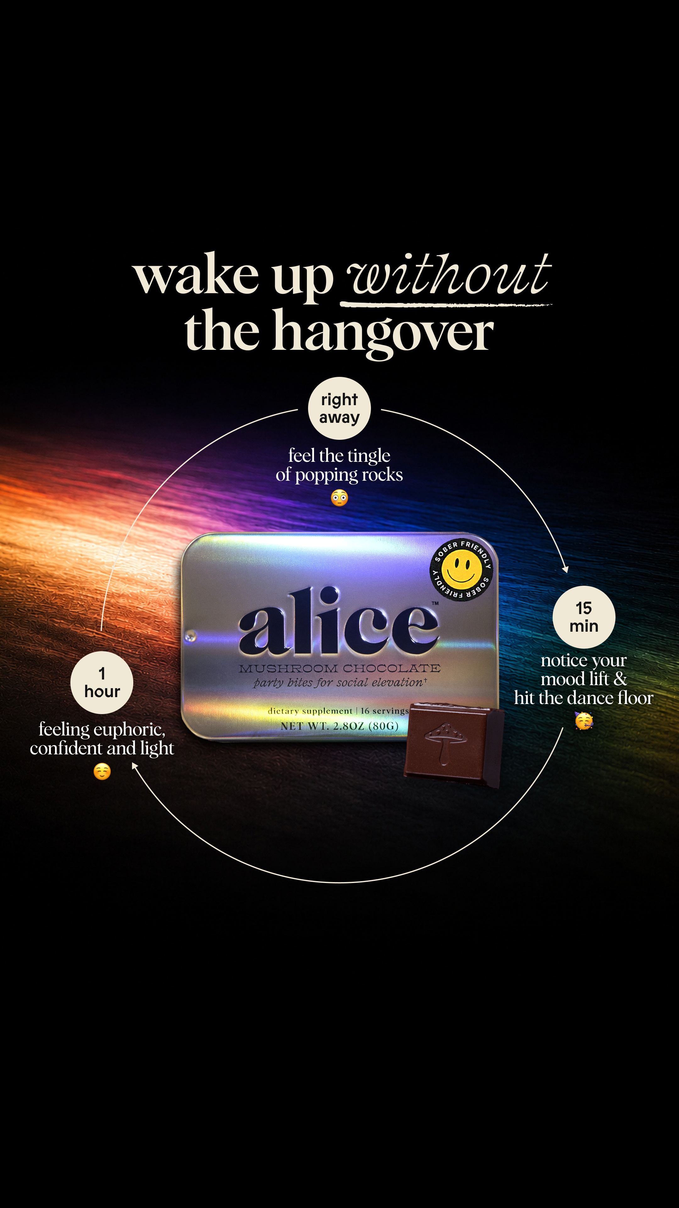 Alice Mushrooms Facebook ad