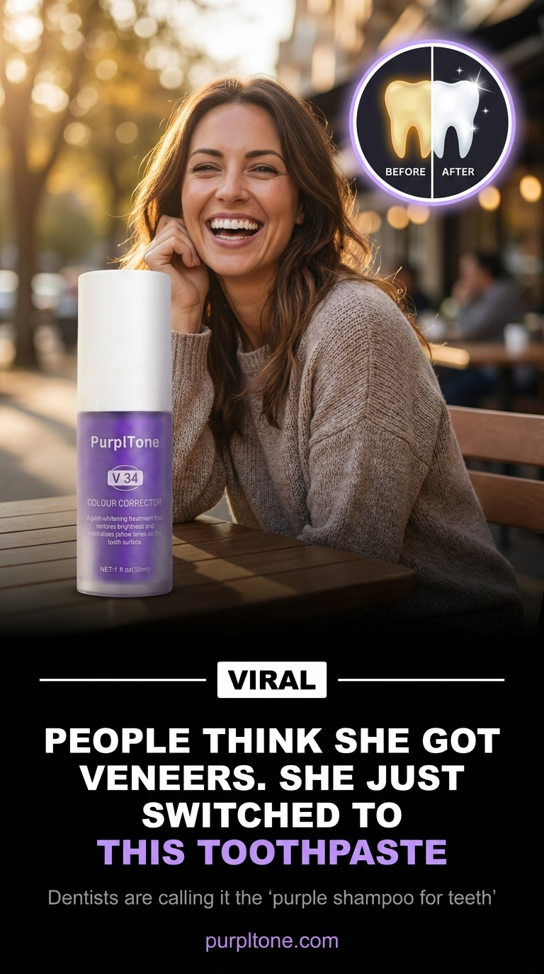 PurplTone Facebook ad: People Think She Got Veneers. She Just Changed Her…