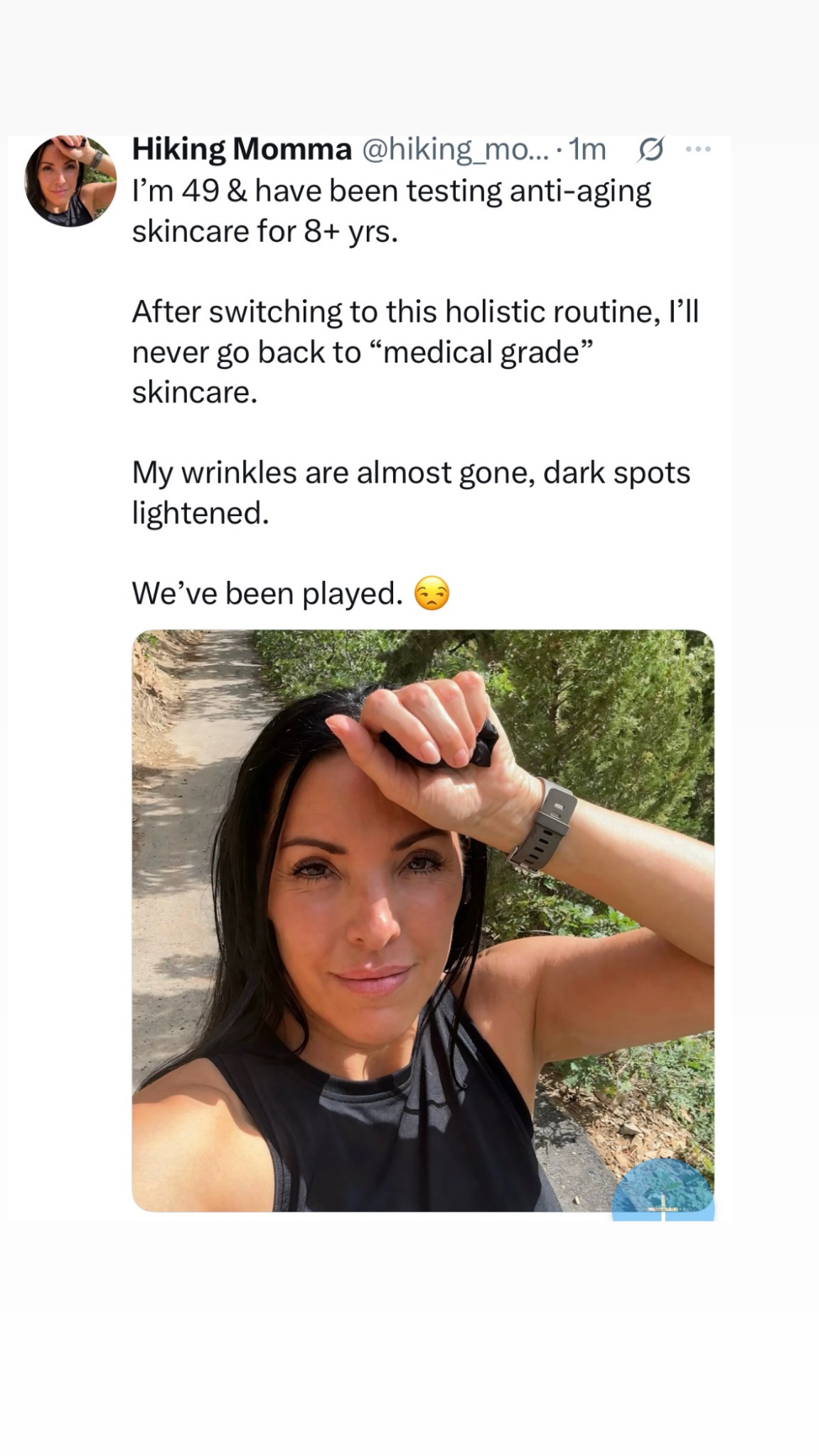 It's Skin Deep Facebook ad: Holistic Anti-Aging