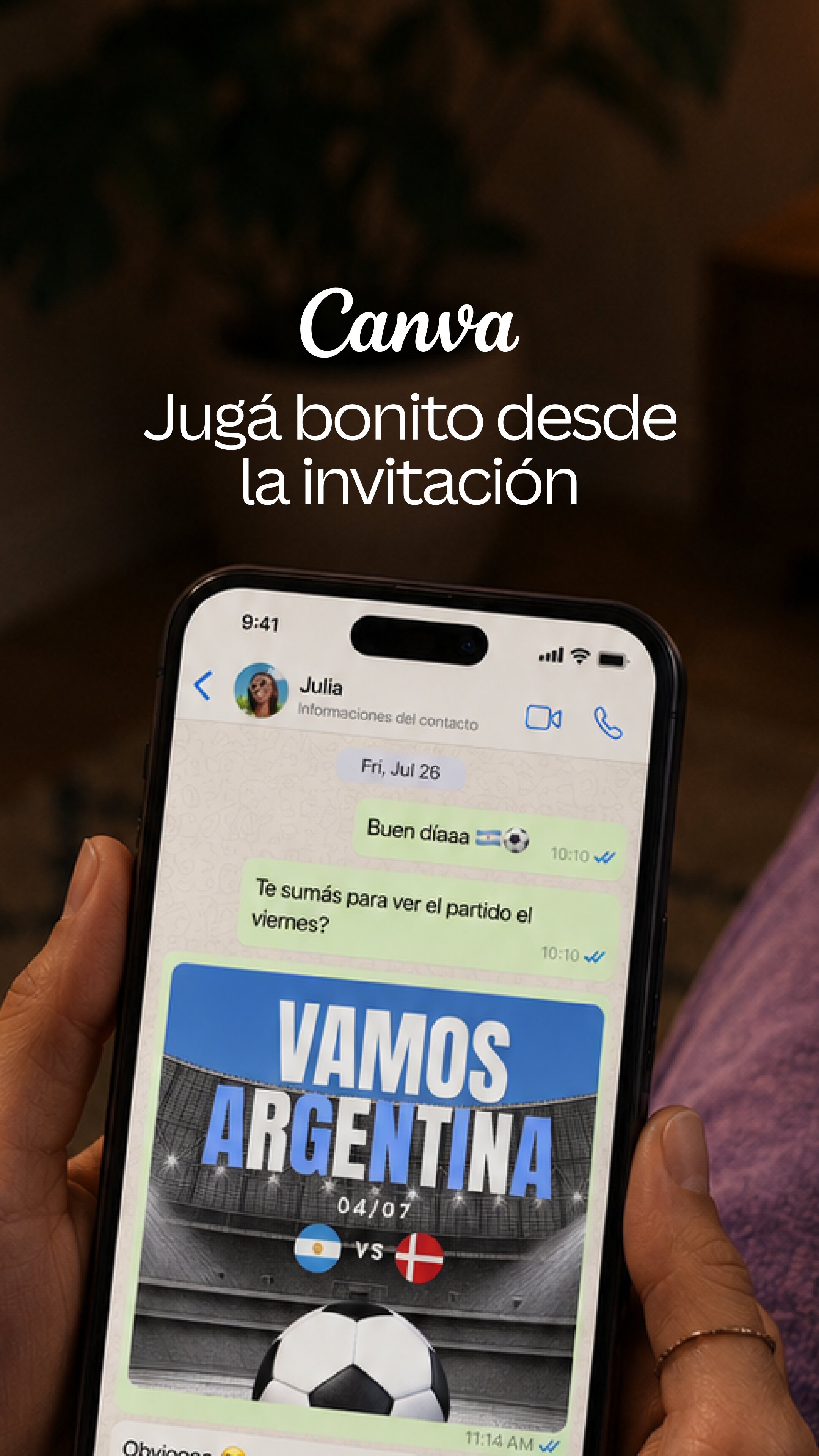 Canva Mexico Facebook ad