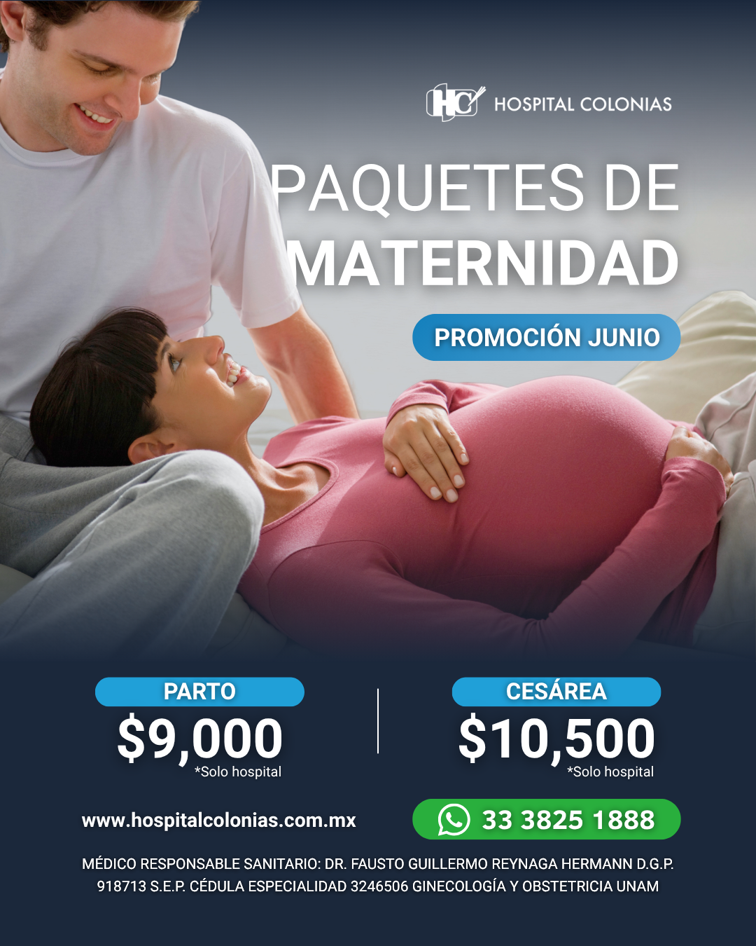 Hospital Colonias Facebook ad from Jun 11, 2026