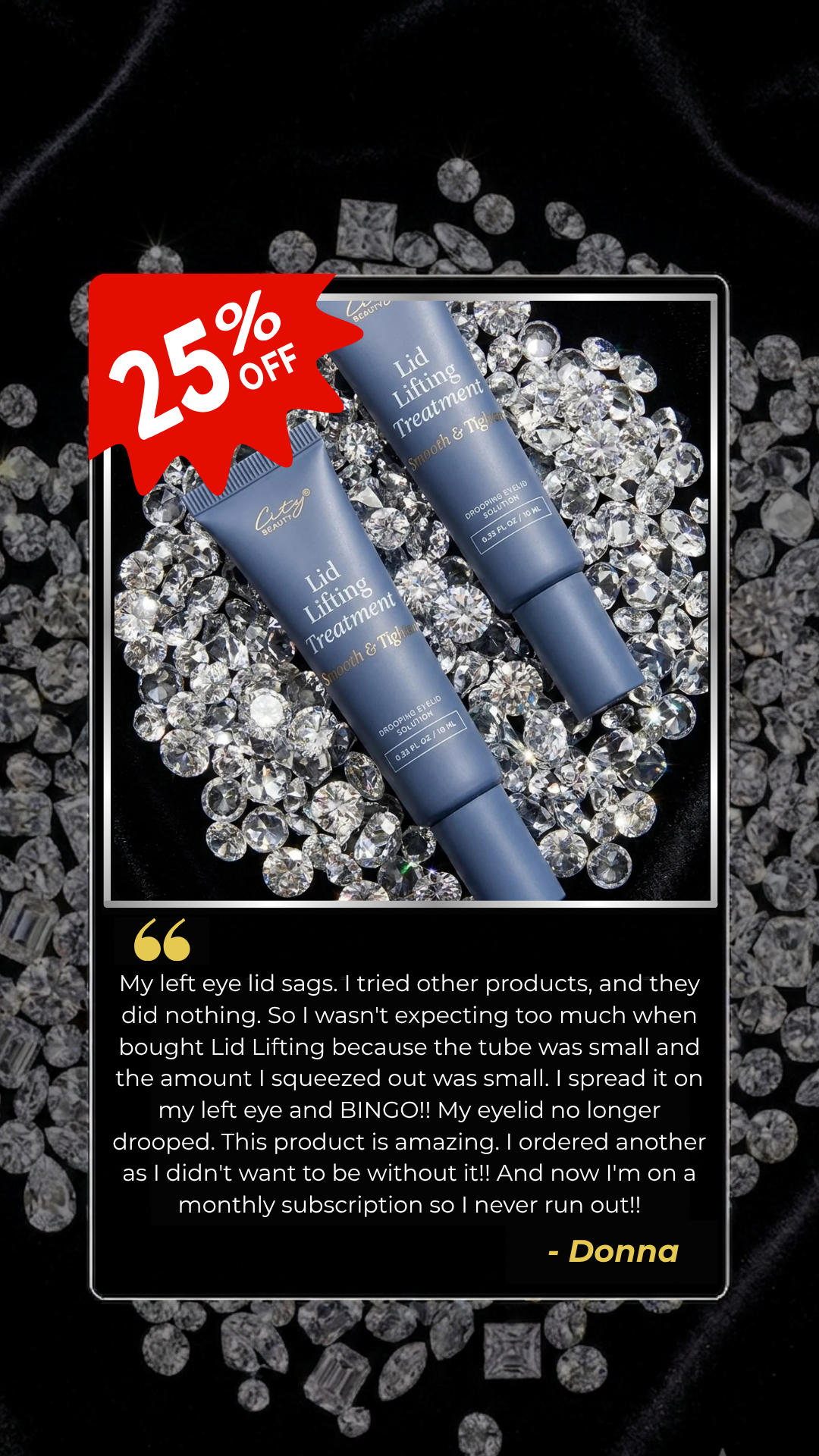 City Beauty Facebook ad