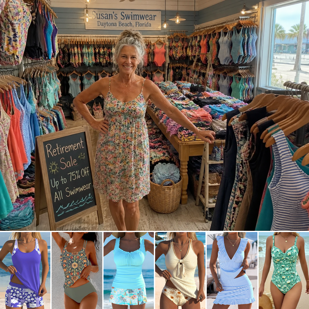 Susan Simmons Facebook ad: Susan's Swimwear Is Closing After 11 Years