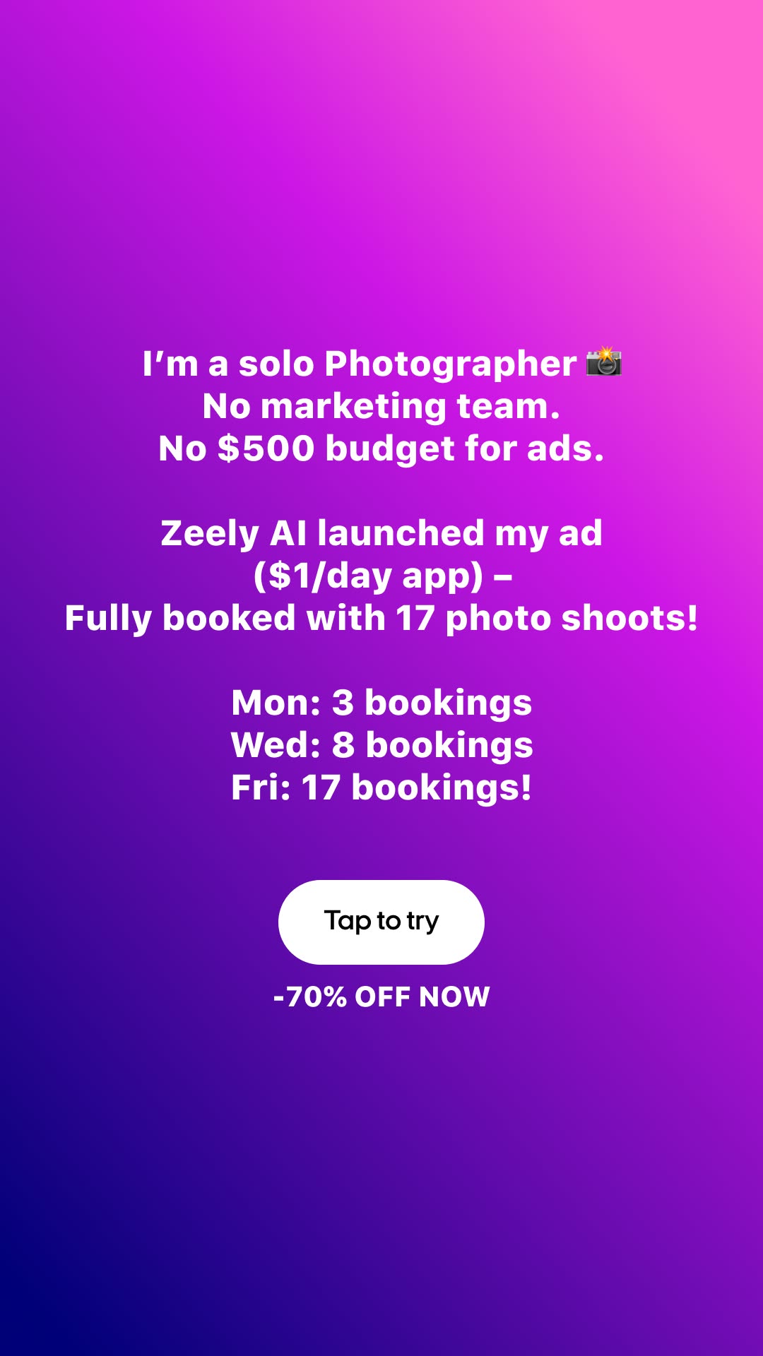 Zeely: Grow Sales with AI Facebook ad