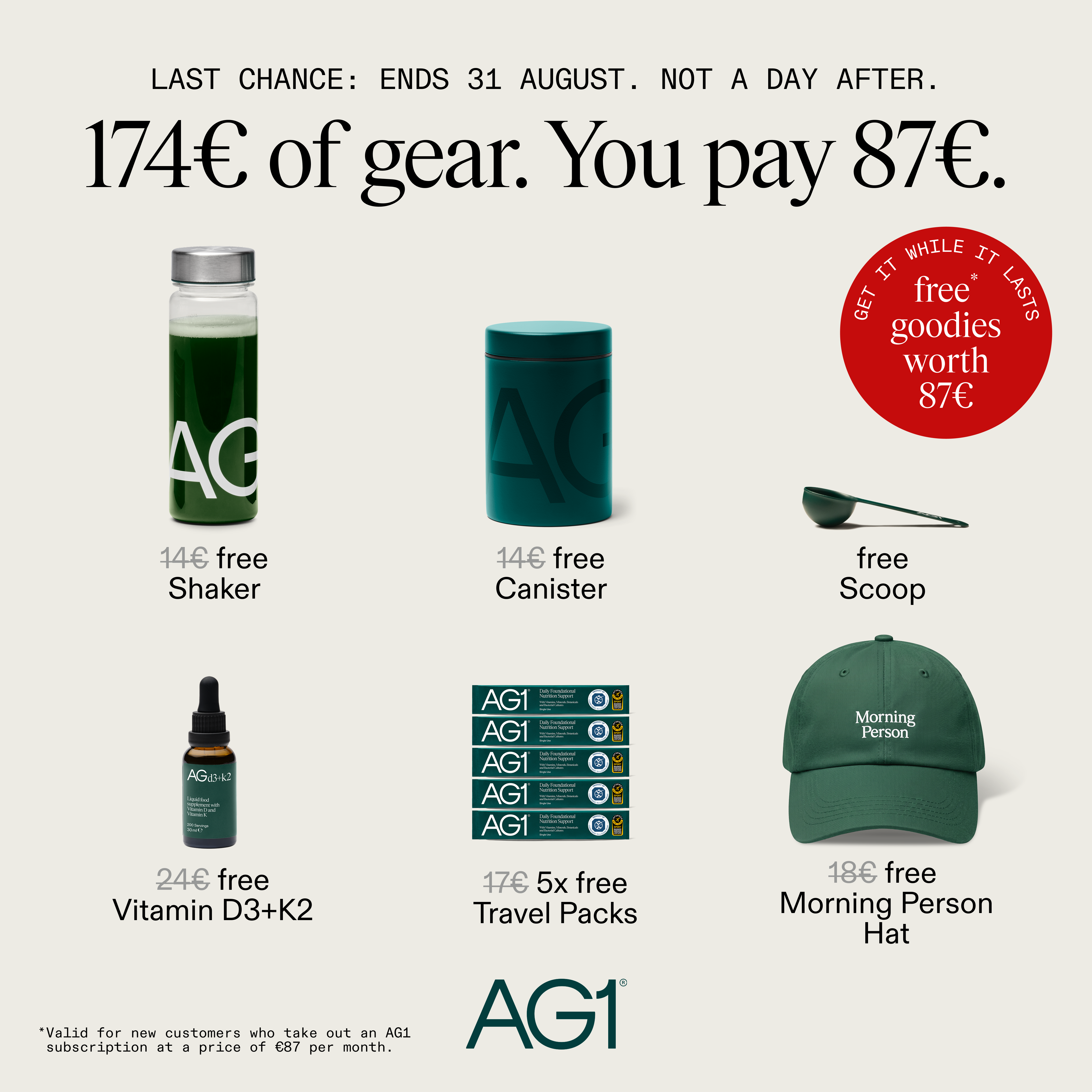 AG1 by Athletic Greens Facebook ad