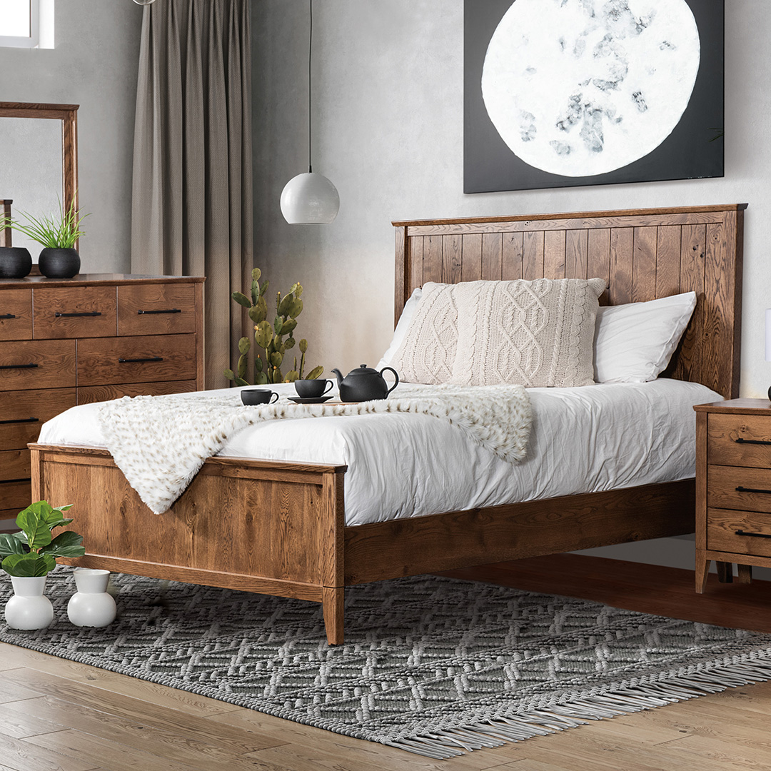 Miller's Furniture Facebook ad: Choose from our large selection of beds and storage…