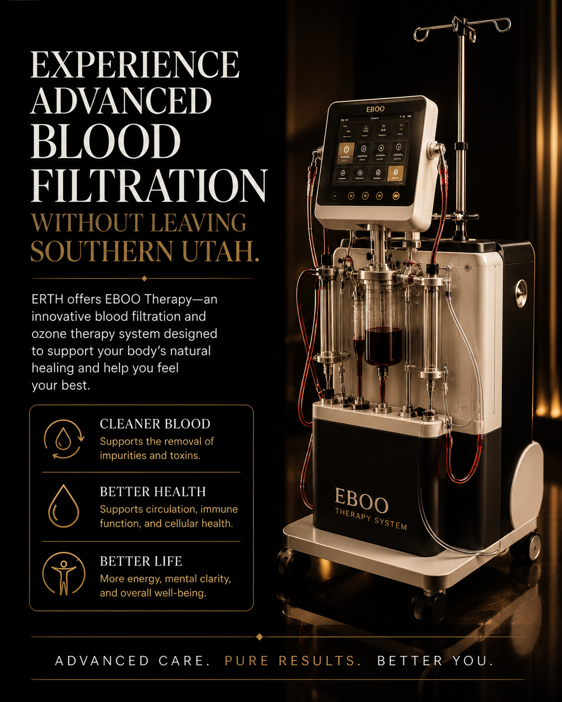 ERTH SPA Facebook ad: Renew Your Body with EBOO Therapy