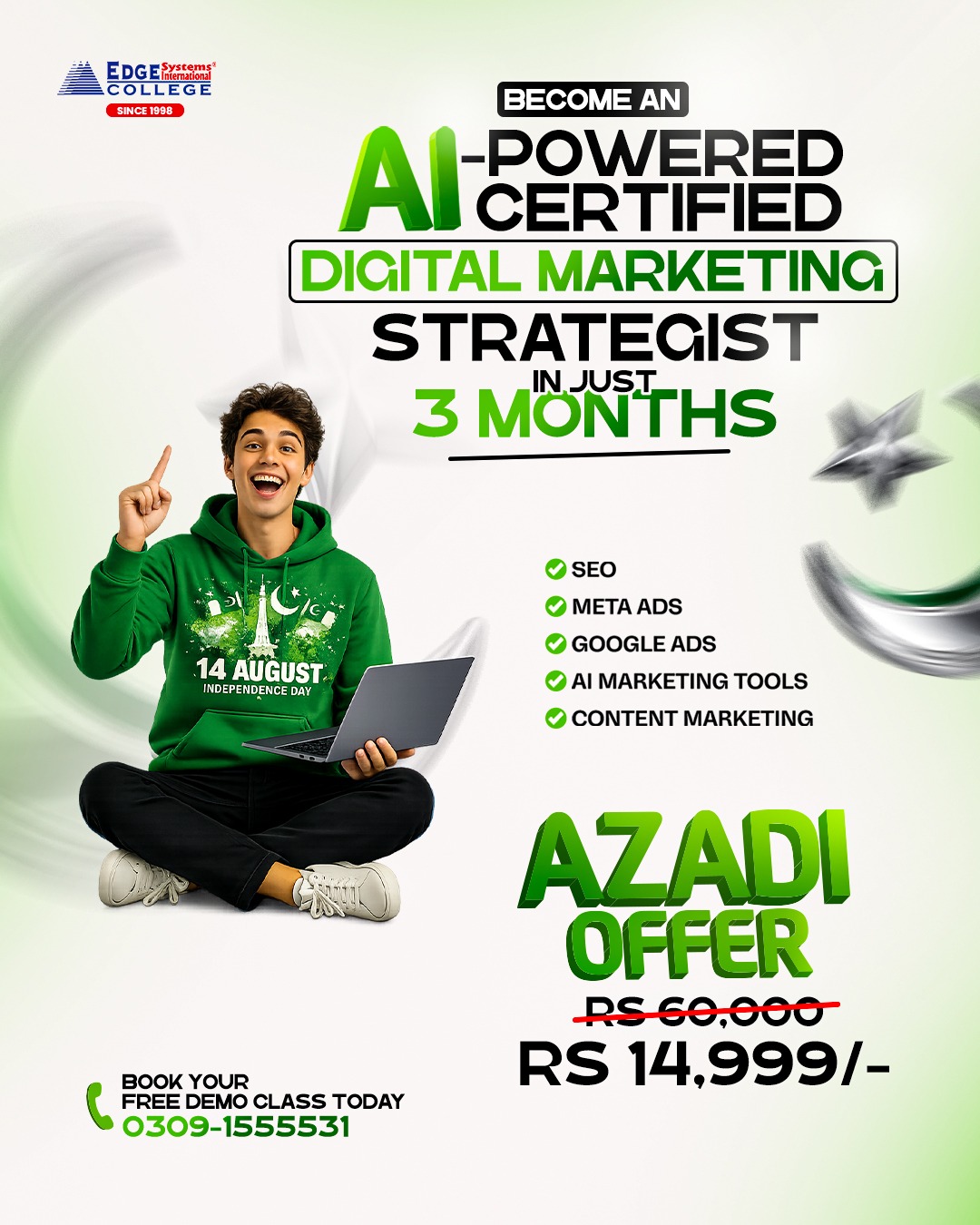 EDGE COLLEGE Facebook ad