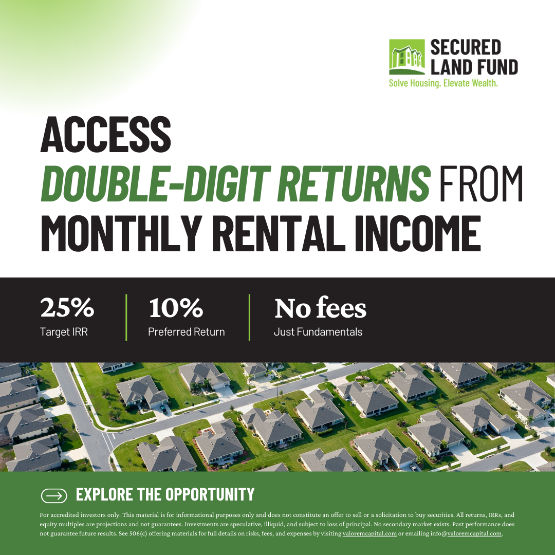 Secured Land Fund Facebook ad