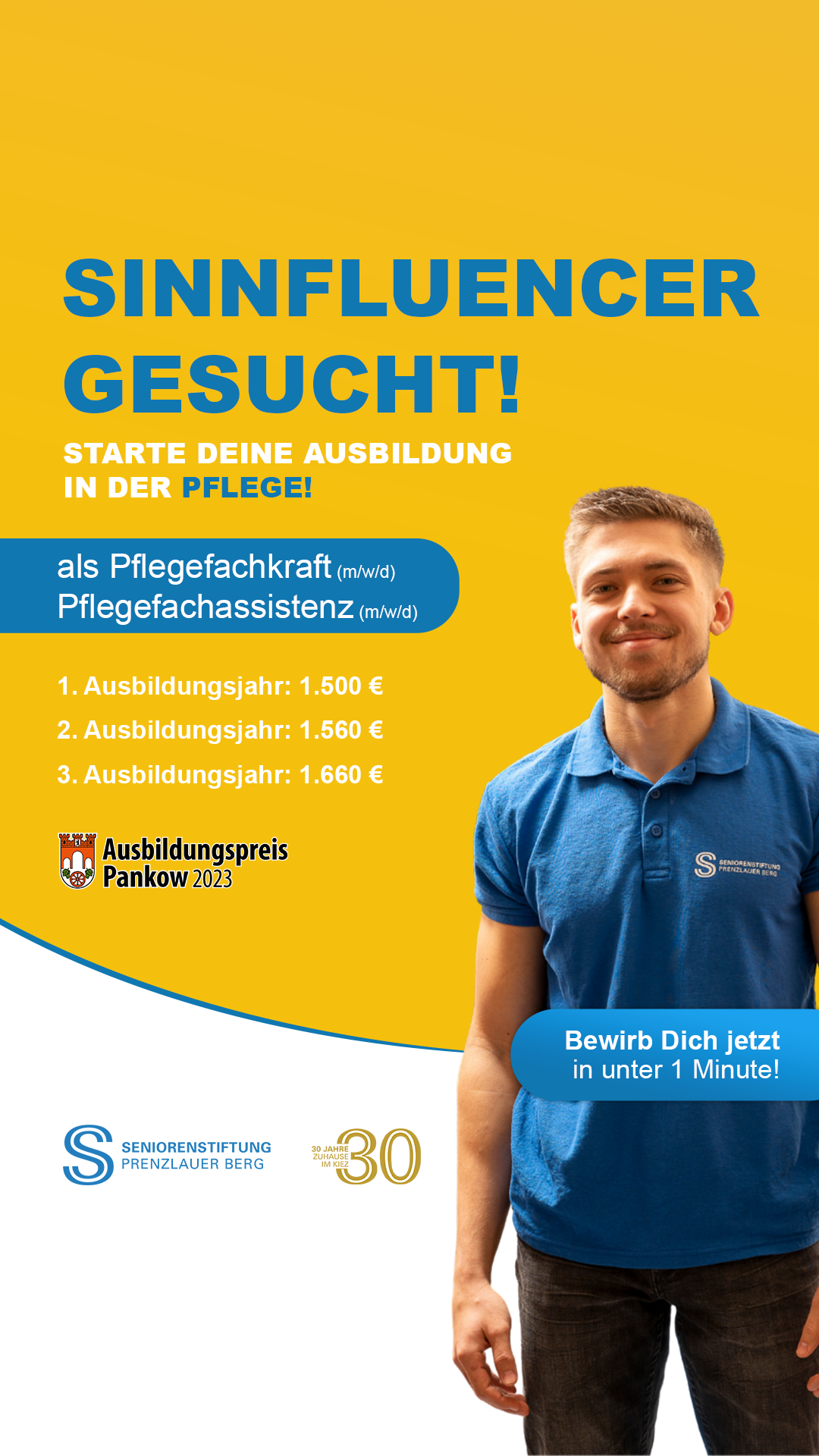 Seniorenstiftung Prenzlauer Berg Facebook ad from Jan 29, 2026