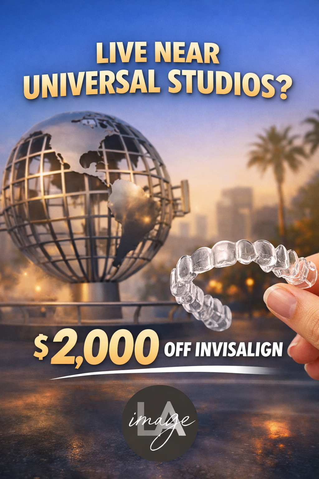 Image La Dental+Photo Studio Facebook ad: Claim your $2,000 OFF Invisalign (9 Spots left)