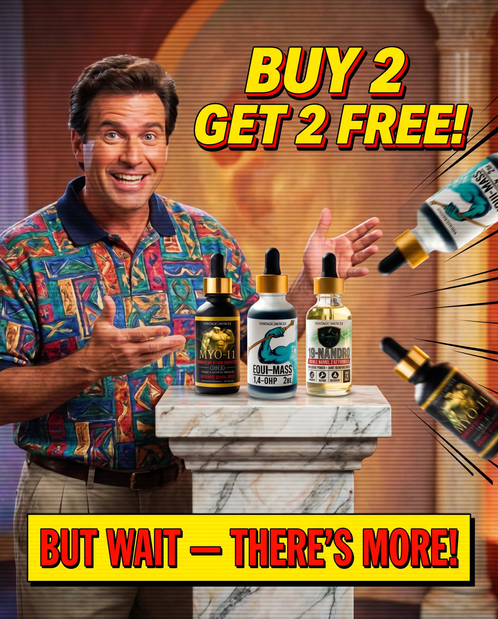 Vintage Muscle Facebook ad