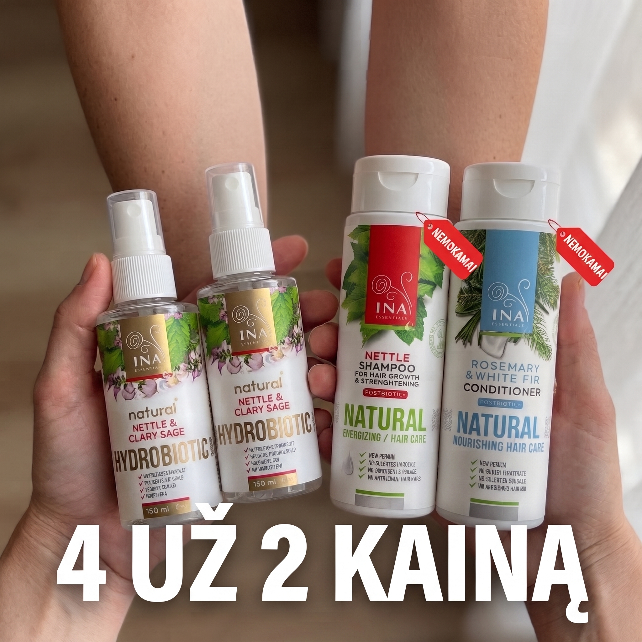 Šeimos Organinė Kosmetika - InaEssentials.lt Facebook ad