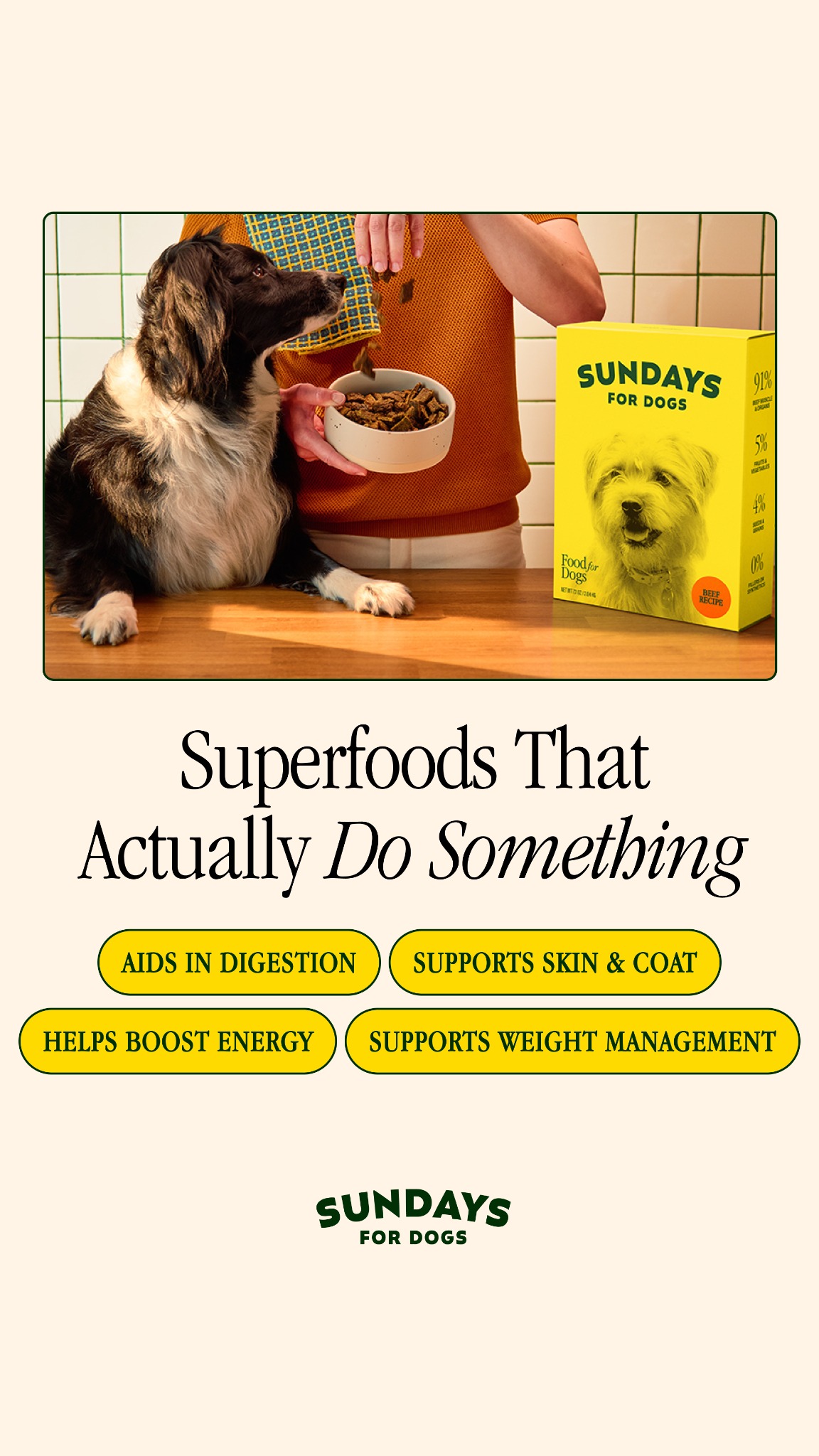 Sundays Facebook ad