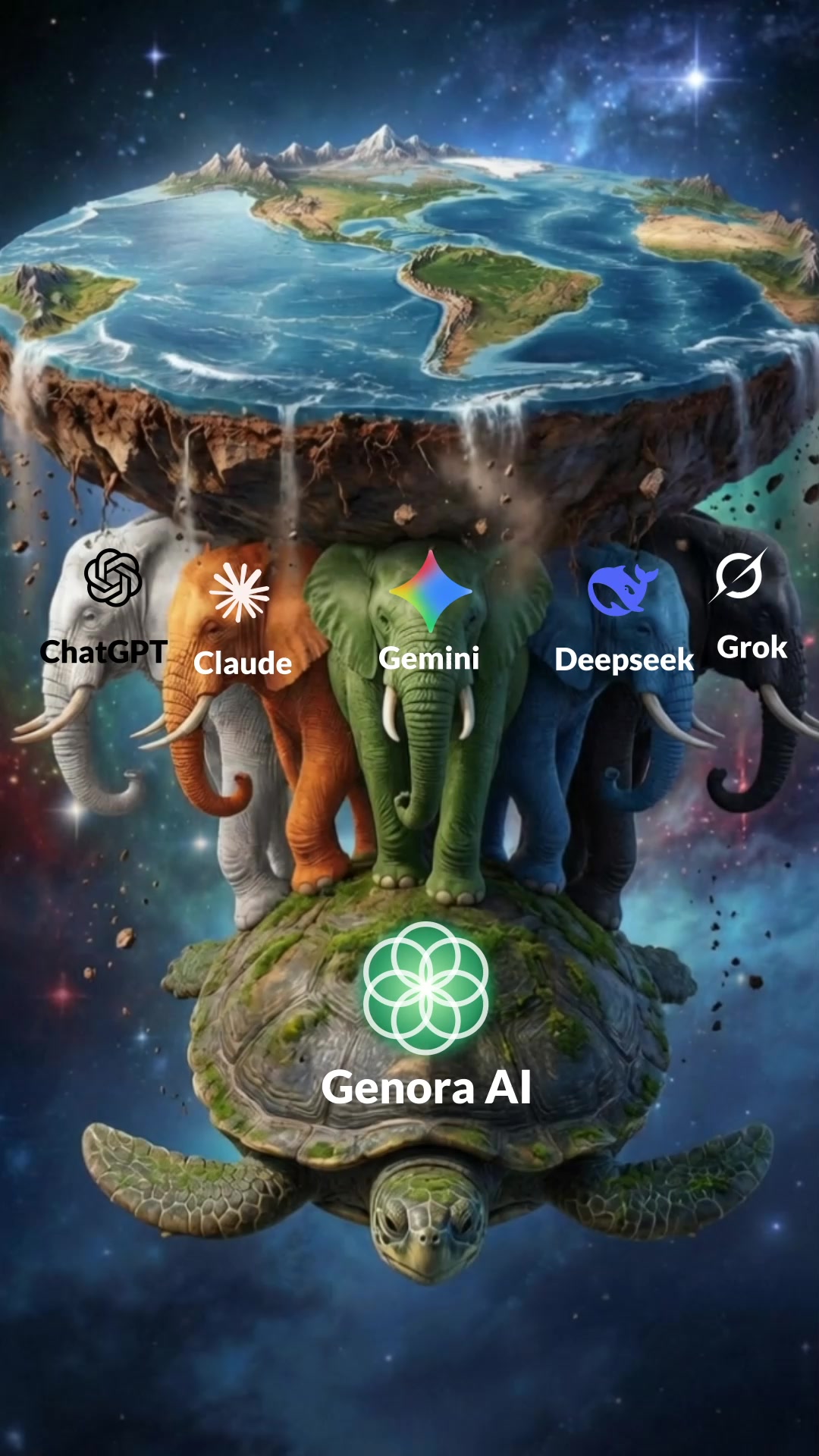 Genora AI - Chatbot App Facebook ad from Jul 21, 2026
