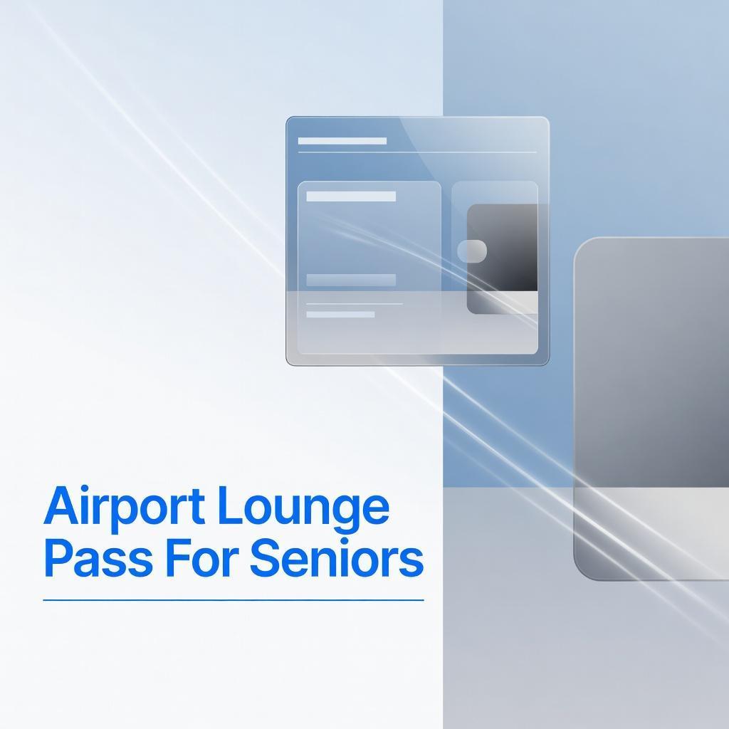 AdvisorBooth Glimpse Facebook ad: Airport Lounge Pass For Seniors