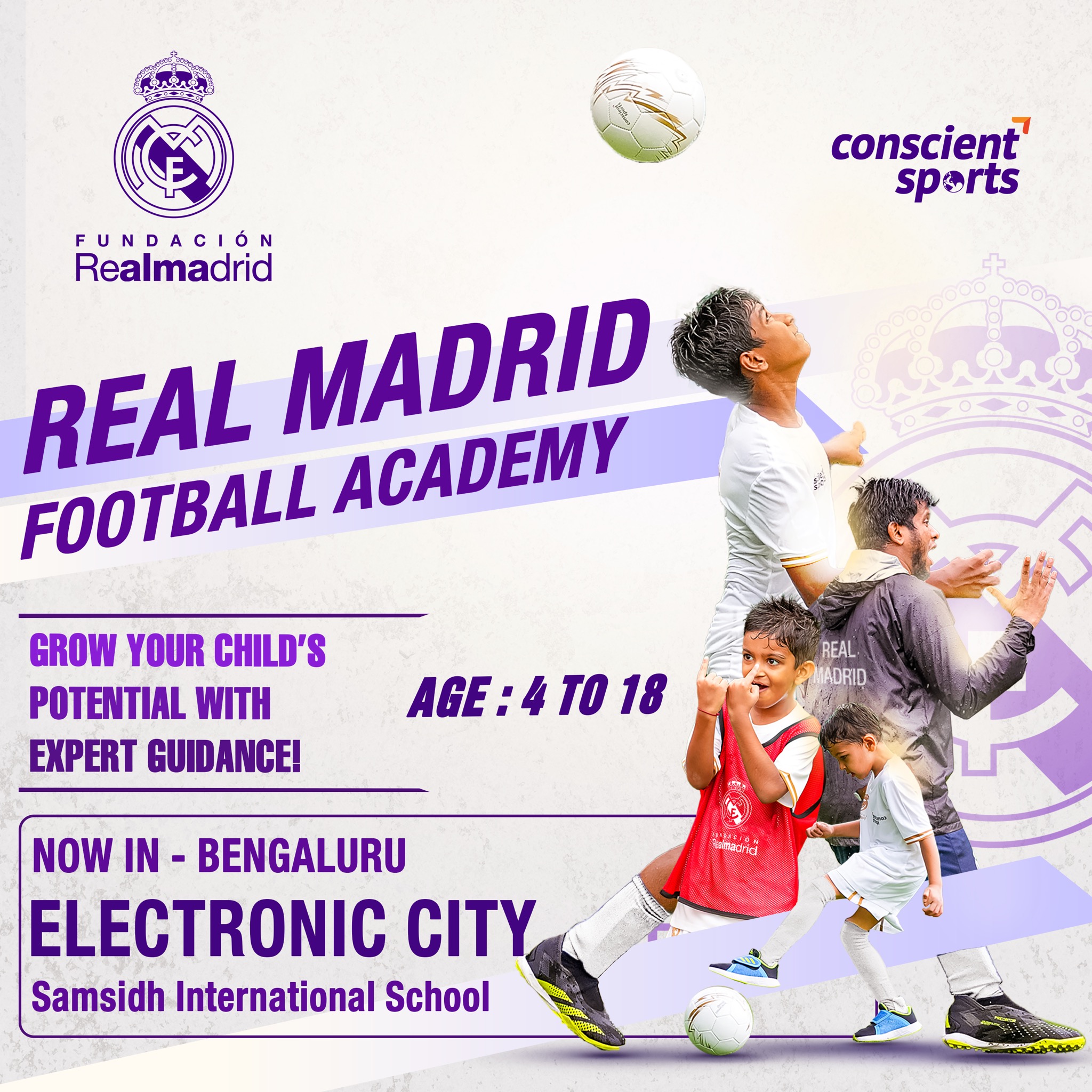 RMF India - Partner Conscient Sports Facebook ad