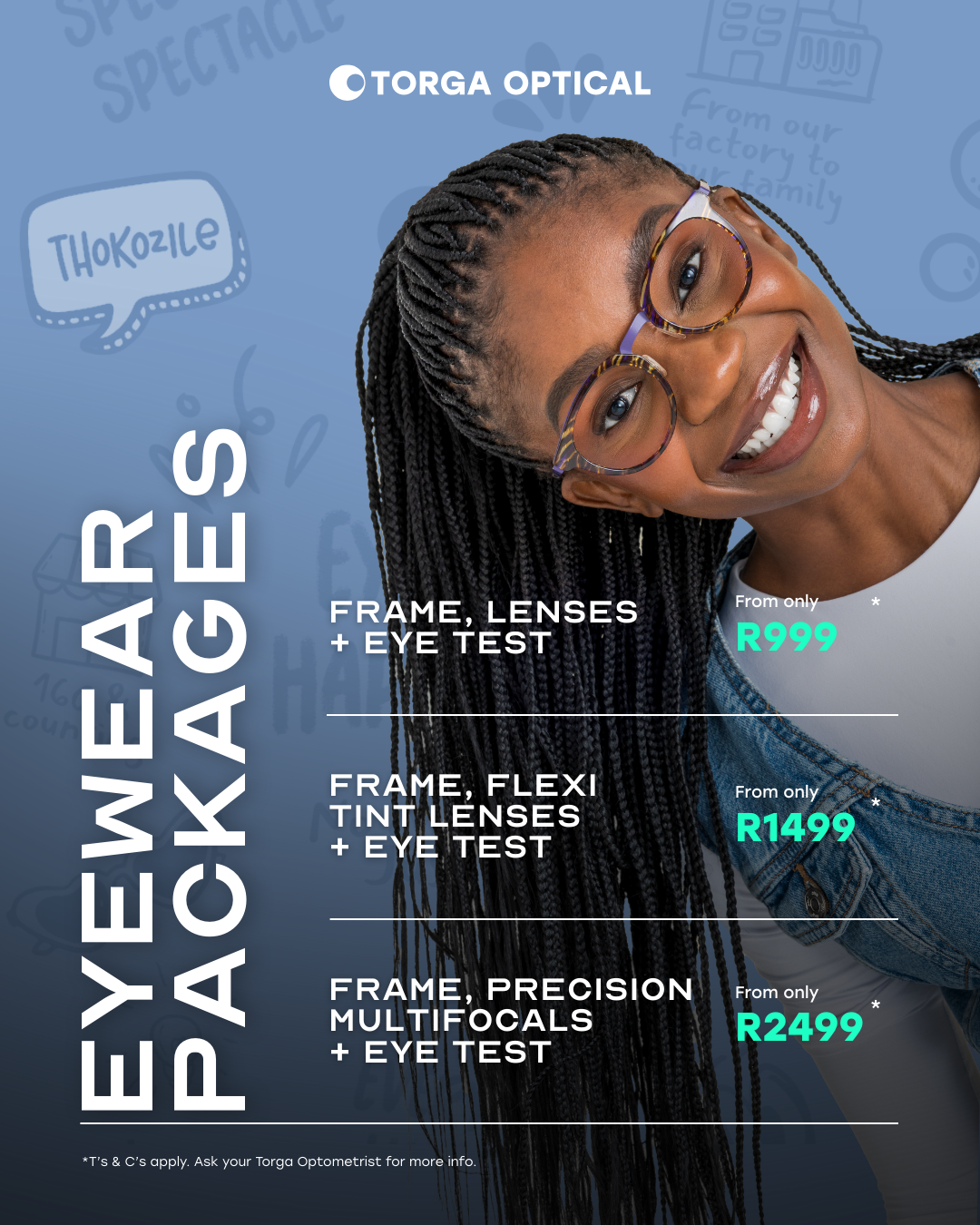 Torga Optical Facebook ad